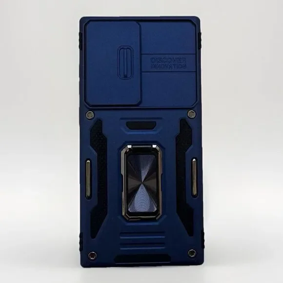 Phone Case For Galaxy S23 Ultra 6.8" With Kickstand & Camera Lens Cover - Picture 8 of 12